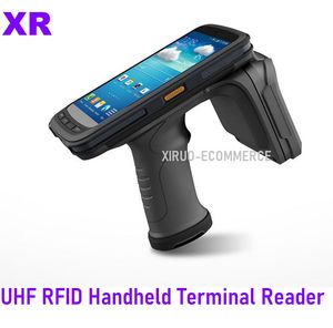 Xiruoer ISO18000-6C UHF RFID Handheld Terminal Reader Android 8.1 Barcode Scanner Android PDA lange afstand UHF-lezer met en WiFi Blue-Tand GPS