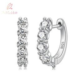 IsRabbit – boucles d'oreilles rondes plaquées or 18 carats, 3MM, Test de diamant réussi, en argent Sterling 925, bijoux de luxe, goutte 240228