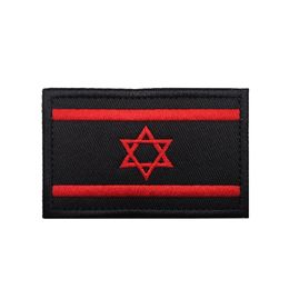 Israel Country Patches Patches Badges Emblem Army Military Army 8cm DIY ACCESSOIRATIONS Hook and Loop Tactical National Flag States