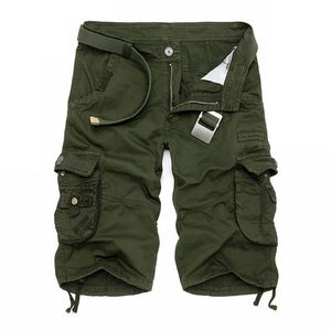 ISurvivor Summer Men's Camo Cargo Shorts Coton Militaire Camouflage Mâle Jogger Board Hommes Marque Vêtements Plus Taille 210716