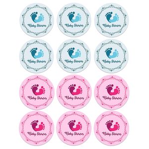 Het is een jongen/het is een meisje ronde sticker labels doop geslacht onthulling stickers pasgeboren baby shower party gunst candy box cadeau