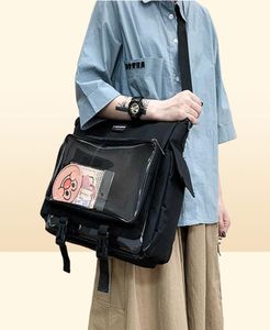 Ita sac sac à dos clear poche pour les femmes de grande capacité filles épaule transparente iTabag Clear Display Street sac à dos H203 2109073372987