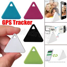 Itag Mini Smart Finder Bluetooth Tracker Triangle Sleutel Draadloze Tag voor Pet Cat Kids GPS Alarm Smart Tracker Anti-Lost Finder With Opp zak