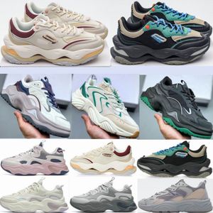 Italia Feila Stack Fusion Cheese Low Conch DX Chaussures de course pour femmes Blanc Win Rouge Jaune Bianco 2 Plateforme Retro Daddy Shoe Thick Bank Noir Vert Kaki Mars GYM Sneaker