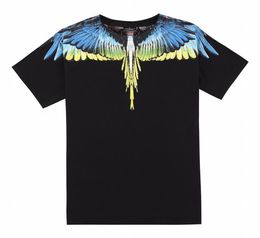 Italia Viva Burlon Brand 2020SS Nieuwe Model Wing Men Woman Cool Print Cotton T -shirt Over maat XXSL9153788