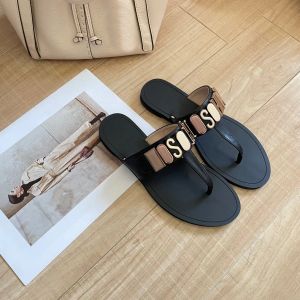 Marca italiana mo schino sandalia Chanclas Zapato de diseñador Tacón plano Zapatilla tanga mujer moda negro blanco Sliders piscina viajes Slide mule verano al aire libre nadar sandalia