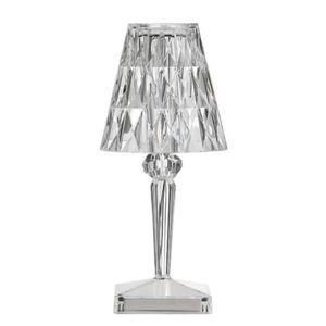 Italiaans ontwerp Acryl Kartell Batterij Lamp LAD LED NACHT LICHT TOUCH USB Briljante bloemlampen Room Hotel Decor 259m