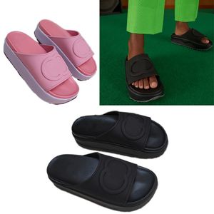 Sandale à glissière pour femmes de créateurs italiens avec emboîtement en relief vintage Plage d'été pour hommes en caoutchouc TPU Augmentation de 5 cm Pantoufles Rose violet Plate-forme Slides Sandales