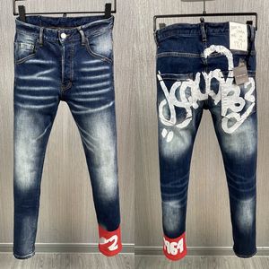 Italiaanse mode Europese en Amerikaanse heren casual jeans high-end gewassen handgepolijste kwaliteit geoptimaliseerd 98871