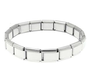 Italiaanse schakel roestvrij staal modulaire armbanden 18 stuks schakels Italiaanse bedelarmband19155802958