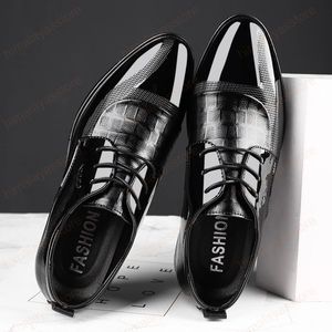 Italiaanse mannen klassieke schoenen pak schoenen octrooi lederen big size 48 heren zakelijke jurk schoenen zapatos de hombre de vestir formal