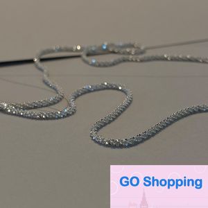 Italiaanse sprankelende armband naakt ketting licht luxe minderheid cool vrouwelijk trendy persoonlijkheid glanzend zand sterrenhemel sleutelbeen ketting vrouwelijk