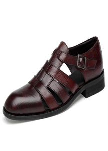 Mode italien mode authentique sandales en cuir pour hommes robes de commerce sandales à la main chaussures en cuir à la main hommes sandalias grande taille 3547 y3237923