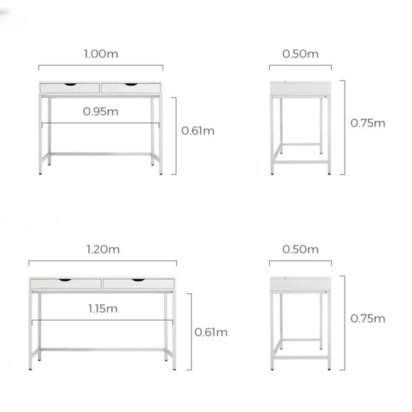 Table de table de bureau italien simplicité écriture des tiroirs d'étude informatique bureau de bureau de chambre maison bureauaux meubles meubles de travail qf50od