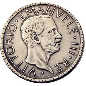 Italia 20 Lire 1927/1928 R 2 uds fecha para elegir artesanía chapada en plata copia Coinshome accesorios de decoración