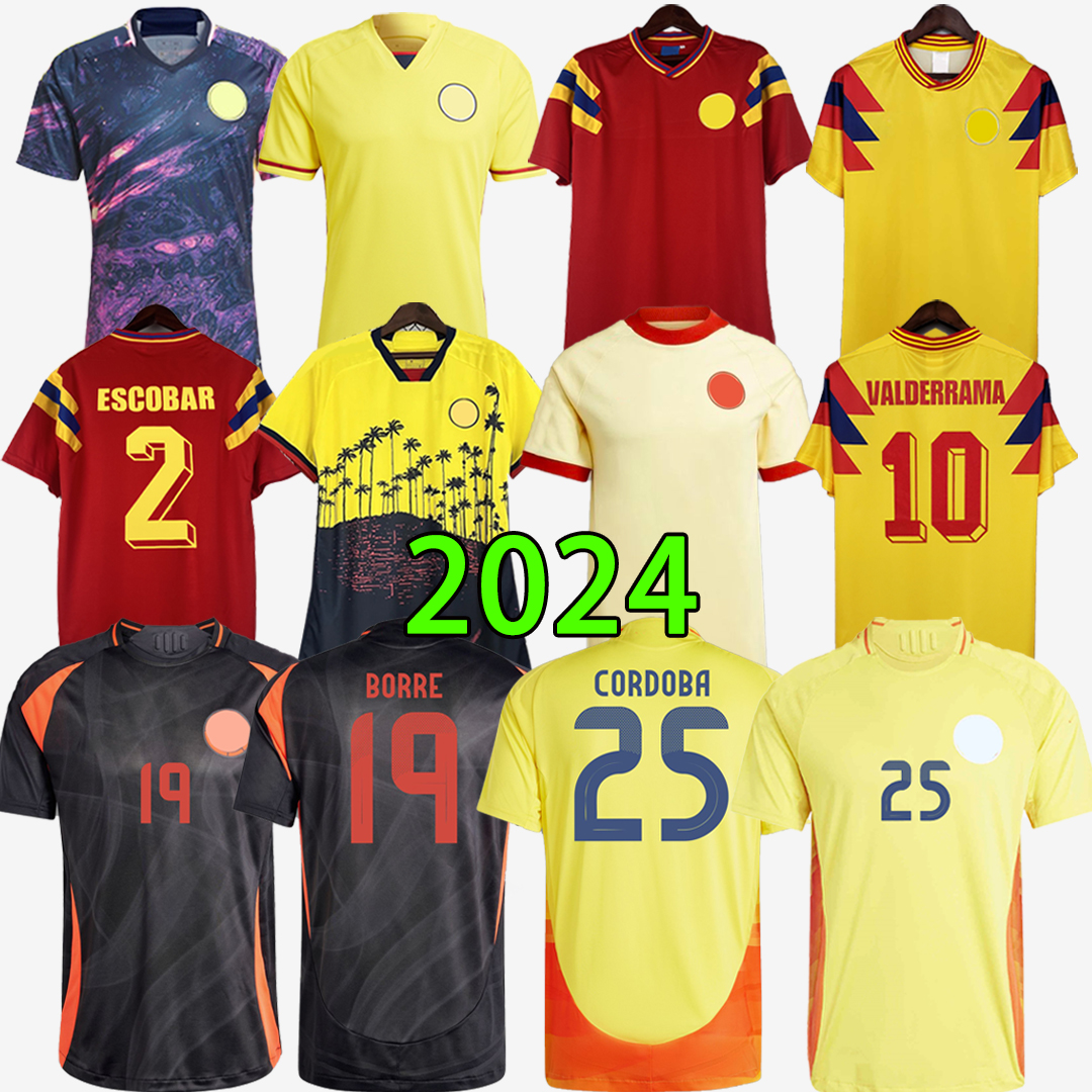 Colombia 2024 Koszulki piłkarskie Mężczyźni #10 Valderrama koszulka piłkarska