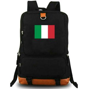 Italië Backpack Ita Country Flag Daypack Italiana School Tas National Banner Print Rucksack Leisure Schoolbag Laptop Day Pack