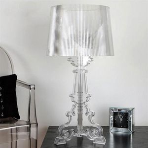 Italië Bourgie Acryl Tafellampen Moderne Eenvoudige Ghost Shadow Bureaulamp Thuis Woonkamer Slaapkamer Studie Led Stand Verlichtingsarmaturen300z