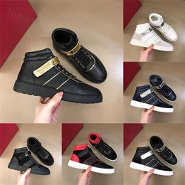Italië merk Casual Shoes Designer Men schoenen Echt lederen platform Sneakers Zapatos Uujer Scarpa Chaussure high-top sneaker
