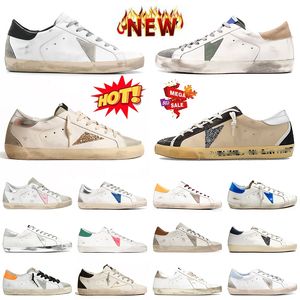 Italie Brand Designer Casual Goose Shoes Low Golden Goode Womens Mens en daim Flat Superstar Trainers Platform Cuir Do Old Dirty Outdoor Sports Sneakers