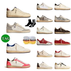 Italie Marque Golden Ball Star Designer Chaussures Baskets Style Rose Pour Star Sneaker Luxe Deluxe Chaussures Classique Goosess Do-old Dirty Shoe Designer Hommes Chaussures Casual 35-46