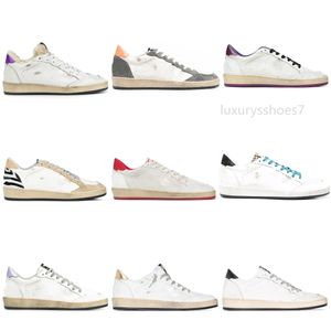 Italië merk gouden bal ster sneakers luxe luxe schoenen klassieke witte do-oude vuile schoen ontwerper man vrouwen mode casual schoen