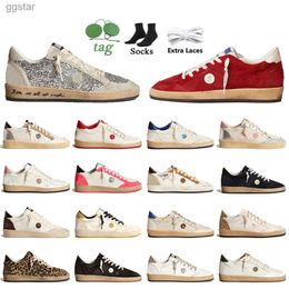 Italie Marque Golden Goosed Baskets Designer Basketball Casual Chaussures Argent Paillettes Glace Gris Daim Inserts Luxe Ball Star Never Stop Dreaming Vintage I GJPO