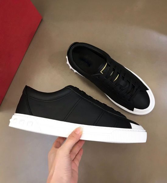 Italie Brand Man CityPlanet Calfskin Sneaker Shoes Rubber Sole Stud White Black Lifestyle Trainers Elegant Men Daily Comfort Footwear EU38-46