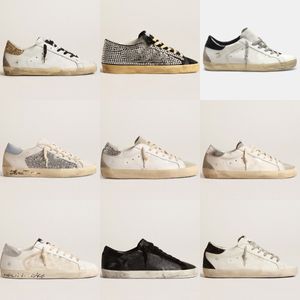 Designer Sneaker Italie Marque Super Star Sneakers Chaussures de luxe Femmes Mode Superstar Classique Blanc Do-old Sequin Dirty Man Casual Chaussures