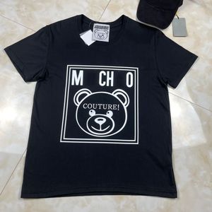 Italie Brands Comfort Colors T-shirts Designer Cartoon Bear ours ours lettre graphique Imprimé loisir Fashion Durable Quality Couple Style à manches courtes 326