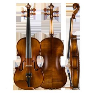 Italië Christina Violin V04 Kinderen Beginner Handwerk Mor Student Solid Wood Exam Adult Performance Violtino Profissional Music Instrument