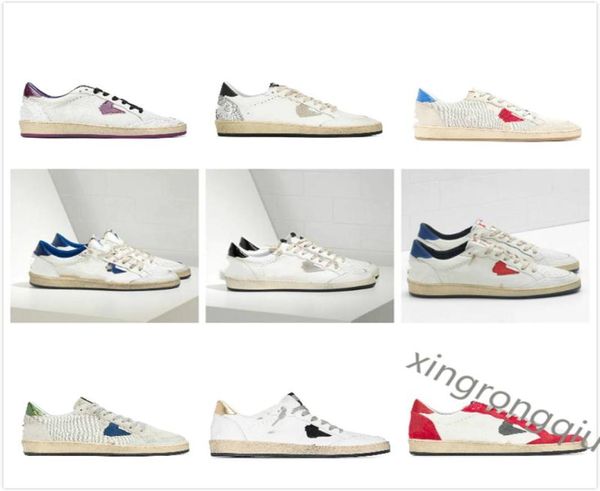Italie Deluxe Brand Ball Star Sneakers Classic White Star Doold Dirty Shoe Designer Man Femmes Chaussures décontractées B Sneaker039039GO7173474