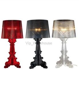 Italie Design Kartell Bourgie Lampes De Table Acrylique E14 LED Lampes De Bureau Art Décor Home Studio Salon Chambre Bureau Étude Bar HKD230807