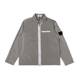 Italië Designer Mens Jacket Metal Nylon Jacket Coat Rapel Shirt Jackets Streetwear Overhirt Outdoor Men Cardigan Outerwear Clade M-XXL