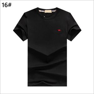 Diseñador de Italia Camiseta Hombre Mujer Tela de algodón Camisetas de diseñador Impreso Moda Casual Marca de lujo Versión SUPERIOR Bordado Precio al por mayor 10% # # 009