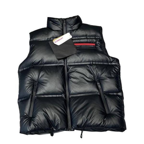 Italie célèbre luxe hommes gilet en duvet d'oie manteau d'hiver du nord ultra léger et épais étiquette rouge série limitée confortable et chaud Jack246j