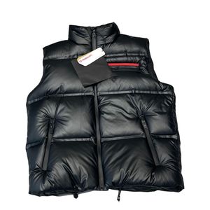 Italie célèbre hommes gilet en duvet d'oie manteau d'hiver du nord ultra léger épais étiquette rouge série limitée veste confortable et chaude vêtements pour hommes