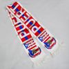 Italie Flag Swarf Factory Supply Quality Polyester World Country Satin Scarf Nation Football Games Fans écharpes de couleur blanche