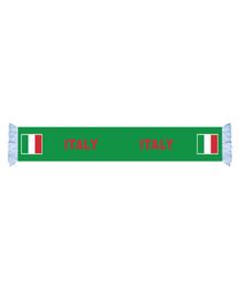 Italie Flag Swarf Factory Supply Quality Polyester World Country Satin Scarf Nation Football Games Fans écharpes de couleur blanche TAS1568098