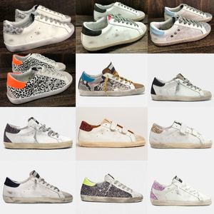 Golden Sneakers Old Women Casual Chaussures SuperStar Classic White Do-old Dirty Designer Man Baskets Shoe