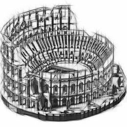 Italië Romeins Colosseum Met Licht Model Bouwstenen 9036 Stuks 86000 Architectuur Stad Bakstenen Kinderen Compatibele Bakstenen Kinderen Verjaardag Speelgoed Kerstcadeaus