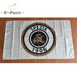 Italië Spezia Calcio Vlag 3 * 5ft (90cm * 150cm) Polyester vlag Banner decoratie vliegende huis tuin vlag Feestelijke geschenken