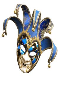 Italie Venise Style Masque 4417 cm Mascarade De Noël Masque Antique Complet 3 couleurs Pour Cosplay Night Club7219701