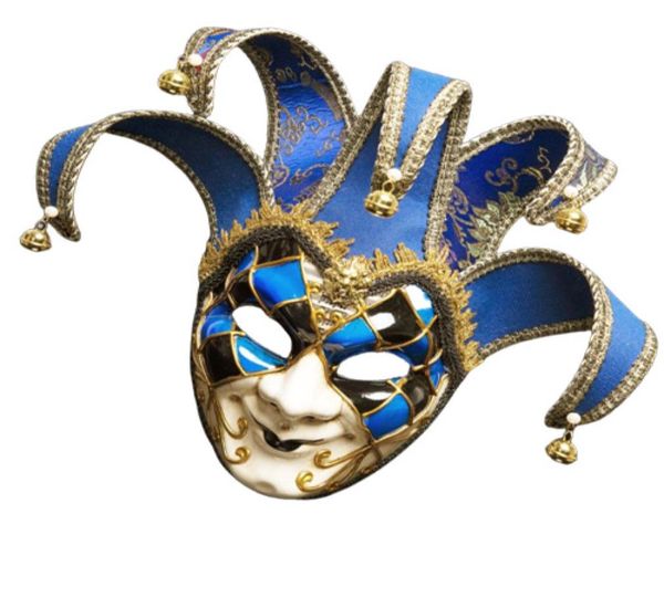 Italie Venise Style Mask 4417cm Christmas Masquerade Full Face Mask Antique Mask 3 Couleurs pour Cosplay Night Club4431714