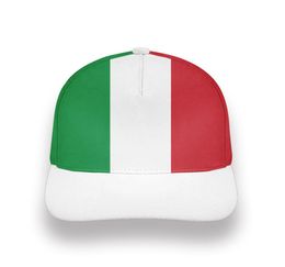 ITALIË jeugdhoed diy op maat gemaakte naam nummer ita cap natie vlag it italiaans land italia college print po baseball caps8070556