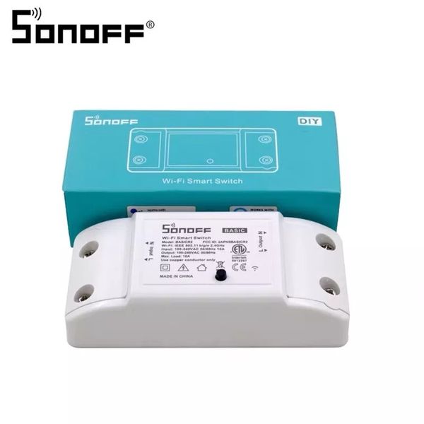 Itead Sonoff Basic R2 Wi-Fi Smart Switch Module DIY Télécommande sans fil Domotica Commutateurs Wifi Light Home Controller Smart Power Plugs