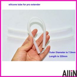 Accessoires souples en silicone pour tube de boucle de sangle d'extension d'articles pour 22*7.5mm