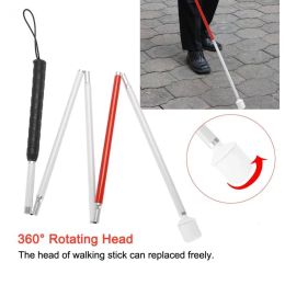 Articles Autres articles de beauté Santé Poldable Reflective Blind Walking Stick Guide de canne aveugle CHEPRUCH VISMOTUMENT ARRIVÉRÉ RABLABLE BLI BLI