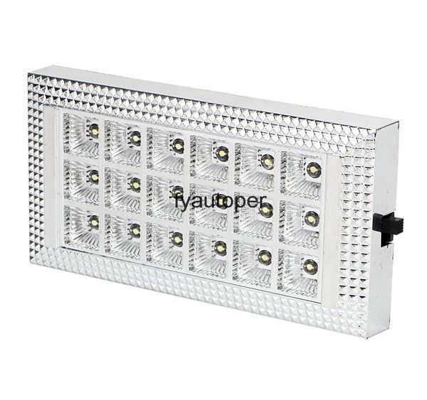 ITimo Techo Lámpara de Techo Bombilla Rectangular Luz de Techo de Coche 18LED Auto Interior Carstyling White9949482