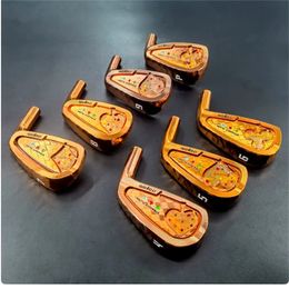 Itobori Brass Irons Itobori Poker Golf Forged Irons Set456789p Golfclubs Brass Irons Set 240326